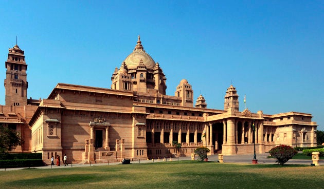 The sumptuous Umaid Bhawan Palace in Jodhpur, India, where the Hollywood couple will say their "I dos."