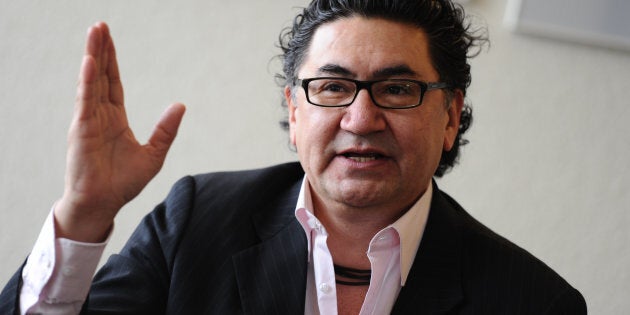 Cree MP Romeo Saganash when seeking NDP leadership in 2012 .