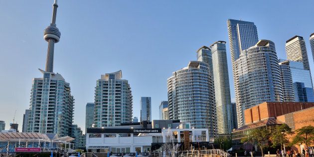 The CN Tower and condominium buildings along the waterfront in Toronto. The city's housing market had a weak start to the year, but is forecast to be stable in 2019.