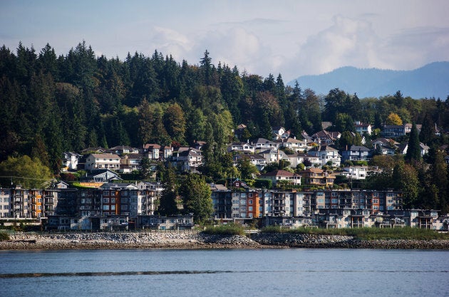 Apartment buildings and single family houses in North Vancouver, B.C., Wed., Sept. 19.