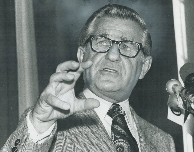 Federal NDP leader David Lewis denounced Canada's corporate tax system in 1972.