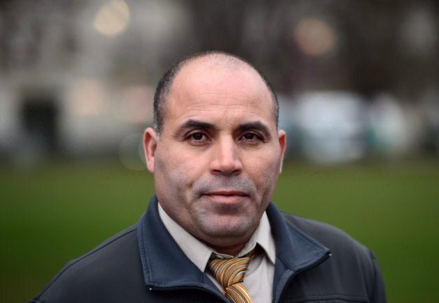 Security certificate detainee Mohamed Harkat arrives at the Supreme Court of Canada in Ottawa on Nov. 16, 2017.