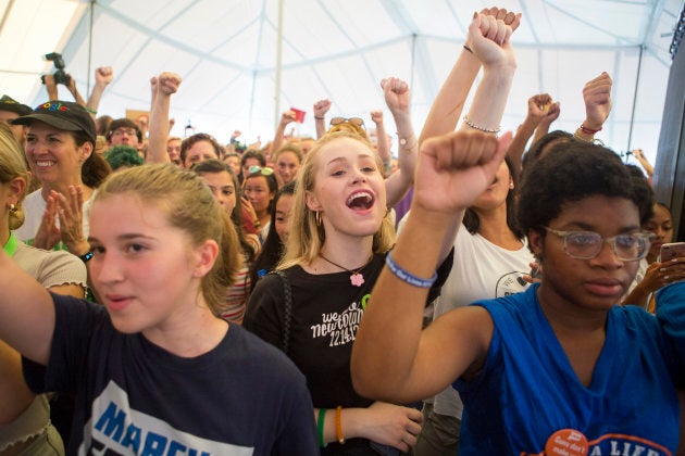 March for Our Lives rally on August 12, 2018 in Newtown, Connecticut.