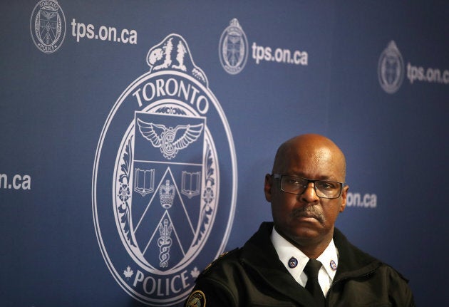 Chief Mark Saunders' police force says in response to the Ontario Human Rights Commission report that it is already working hard on addressing systemic bias. He is shown here on Oct. 29.