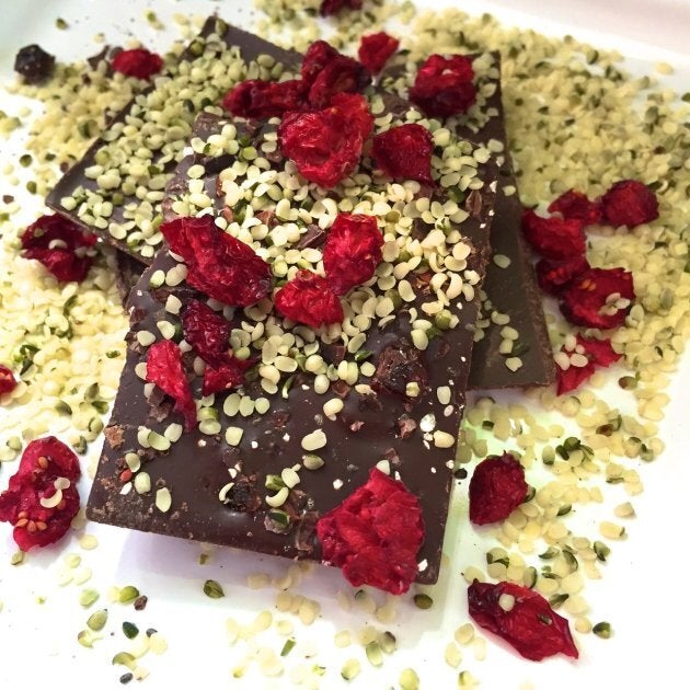 Chocolate hemp bark.