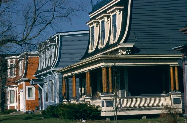 Traditional houses in Saint John, N.B.