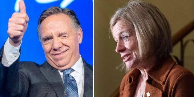 Quebec Premier Francois Legault received a strong approval rating in the Angus Reid Institute's latest ranking of the most and least popular premiers, while Alberta's Rachel Notley saw a slight uptick in her score.