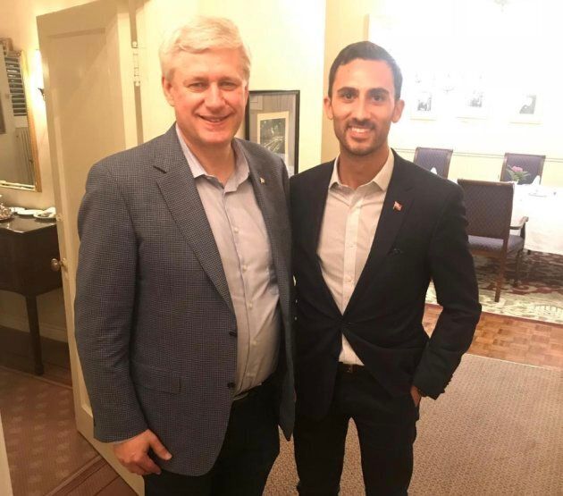 Ontario MPP Stephen Lecce spent years working in former prime minister Stephen Harper's office in his early and mid-20s. On Instagram, Lecce thanked Harper for his ongoing friendship.