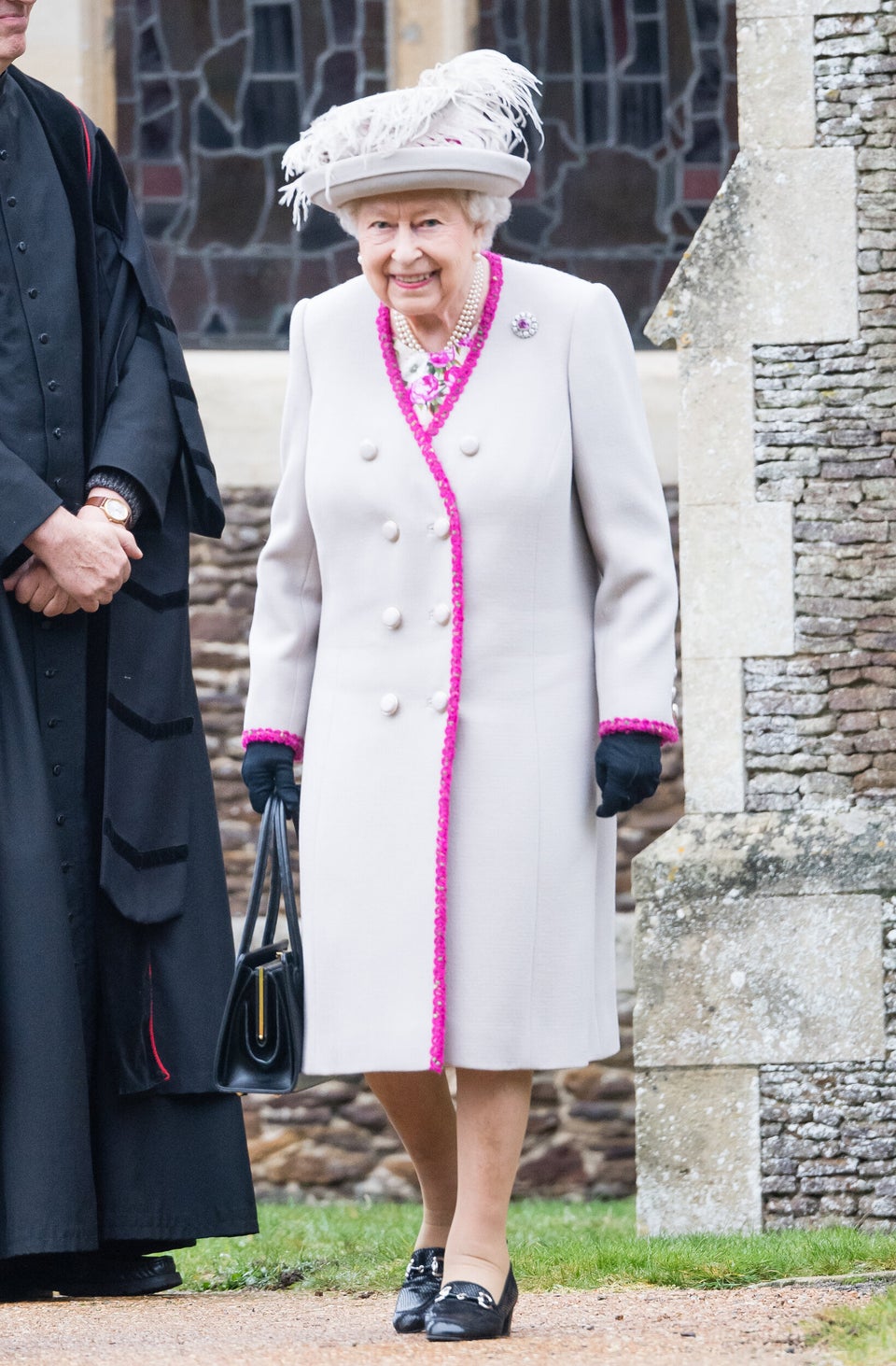 The Royal Family Attend Church On Christmas Day