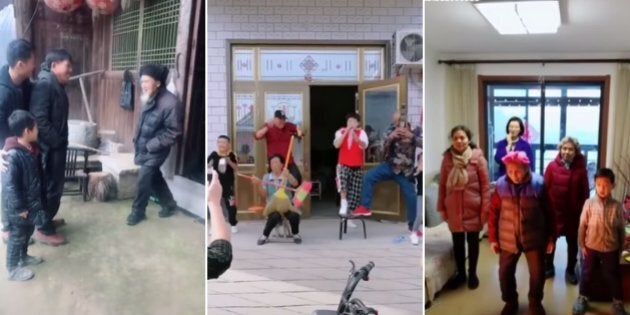 TikTok video clips of four generations of Chinese families are winning the internet's heart.