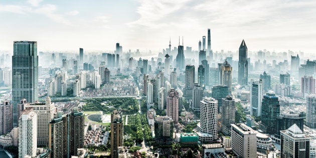 Shanghai's financial district. The city's housing market has slowed considerably, following government efforts to reign in runaway house price growth.