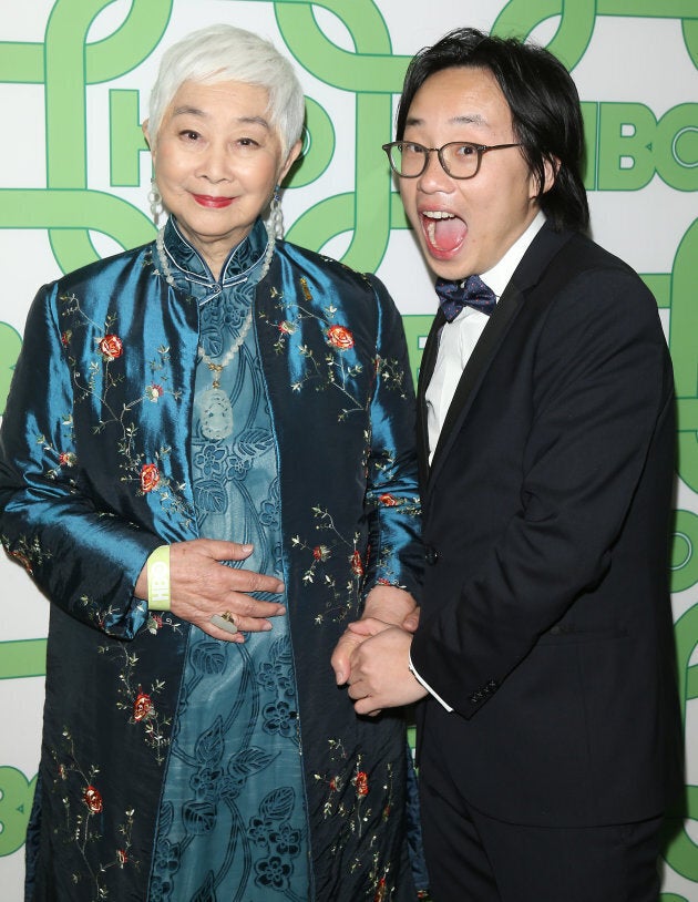 Lisa Lu and Jimmy O. Yang at HBO's Official Golden Globe Awards After Party.