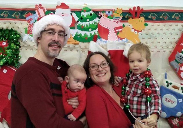 Ottawa mom Kate Reicker with her husband and children.