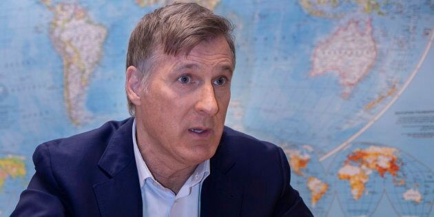 People's Party leader Maxime Bernier is seen during an interview with The Canaian Press in Montreal on Dec. 14, 2018.