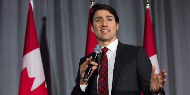 Prime Minister Justin Trudeau speaks during a Liberal fundraising event at St. Lawrence College in Kingston, Ont. on Dec.19, 2018.