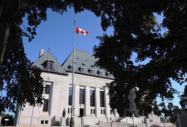 File photo of the Supreme Court of Canada in Ottawa on July 10, 2012.