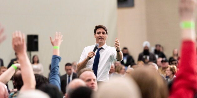 Prime Minister Justin Trudeau held the second of several cross-country town halls on Thursday in Regina.