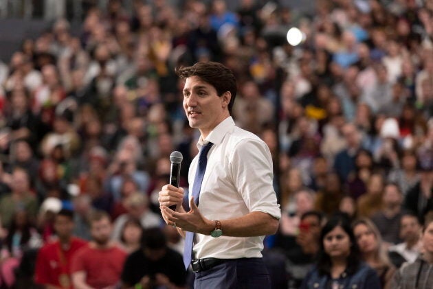 Trudeau was asked why he was selling Canada out to his "globalist partners" by one audience member at a town hall in Regina.