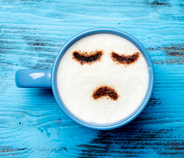 Is this latte half-happy or half-sad?