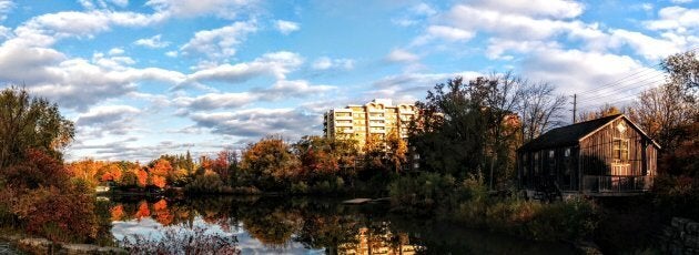 The view from the Uptown Loop Trail in Waterloo, Ont.