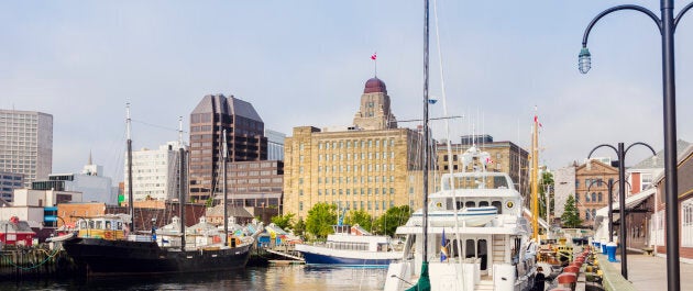 The harbourfront in Halifax, N.S.