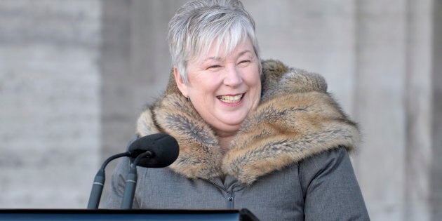 Minister of Rural Economic Development Bernadette Jordan addresses the media following a swearing in ceremony at Rideau Hall in Ottawa on Jan. 14, 2019.