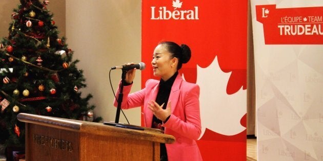 Former Liberal candidate Karen Wang is shown in a photo from Facebook.