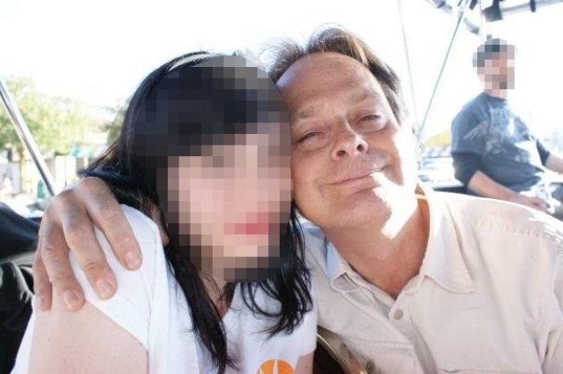 Marc Emery poses for a photo with Melinda Adams in 2009. Adams requested that her face be blurred because she fears repercussions at work.