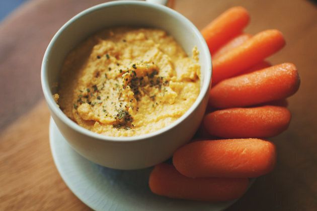Hummus is a yummy way to get plant-based proteins into kids.