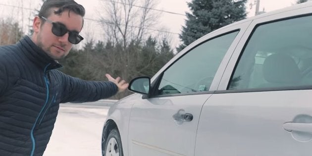 Ontario photographer Reid Zandbelt filmed an ad for his 2005 Chevrolet Cobalt