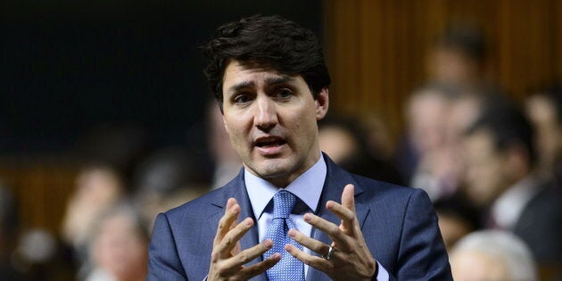 The PM in the House of Commons on Jan. 29, 2019.