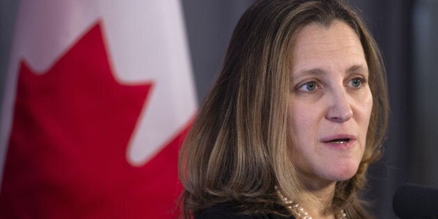 Foreign Affairs Minister Chrystia Freeland will host foreign ministers from several South American countries to discuss how to support Juan Guaido, an opposition figure in Venezuela who declared himself president.