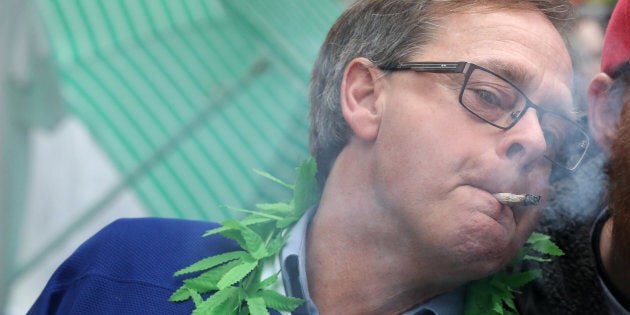 Marc Emery is often described as 'the Prince of Pot' and has been an advocate of cannabis policy reform in Canada and internationally. This photo was taken at the annual 420 event in Toronto April 20, 2017.