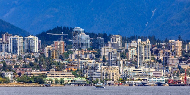 The skyline of Vancouver's North Shore. The city has seen a large spike in the number of homes for sale as buyers retreat from the market.