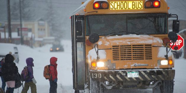 In areas where snow is common, school cancellations due to snow are uncommon.