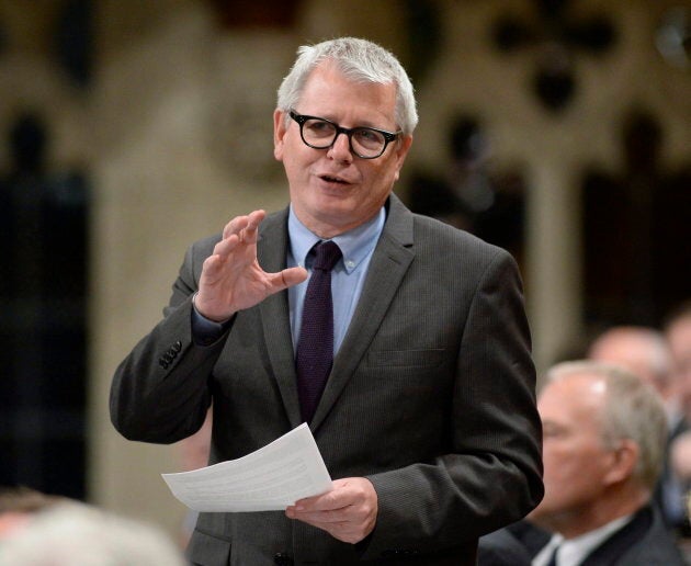 Adam Vaughan rises in the House of Commons on Parliament Hill on March 24, 2017.