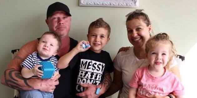 The Walsh family: Steve, Anthony, Nicholas, Jennifer and Brooklyn. Jennifer Toth says if there is a protest over the Ontario government's autism program, she'll be there