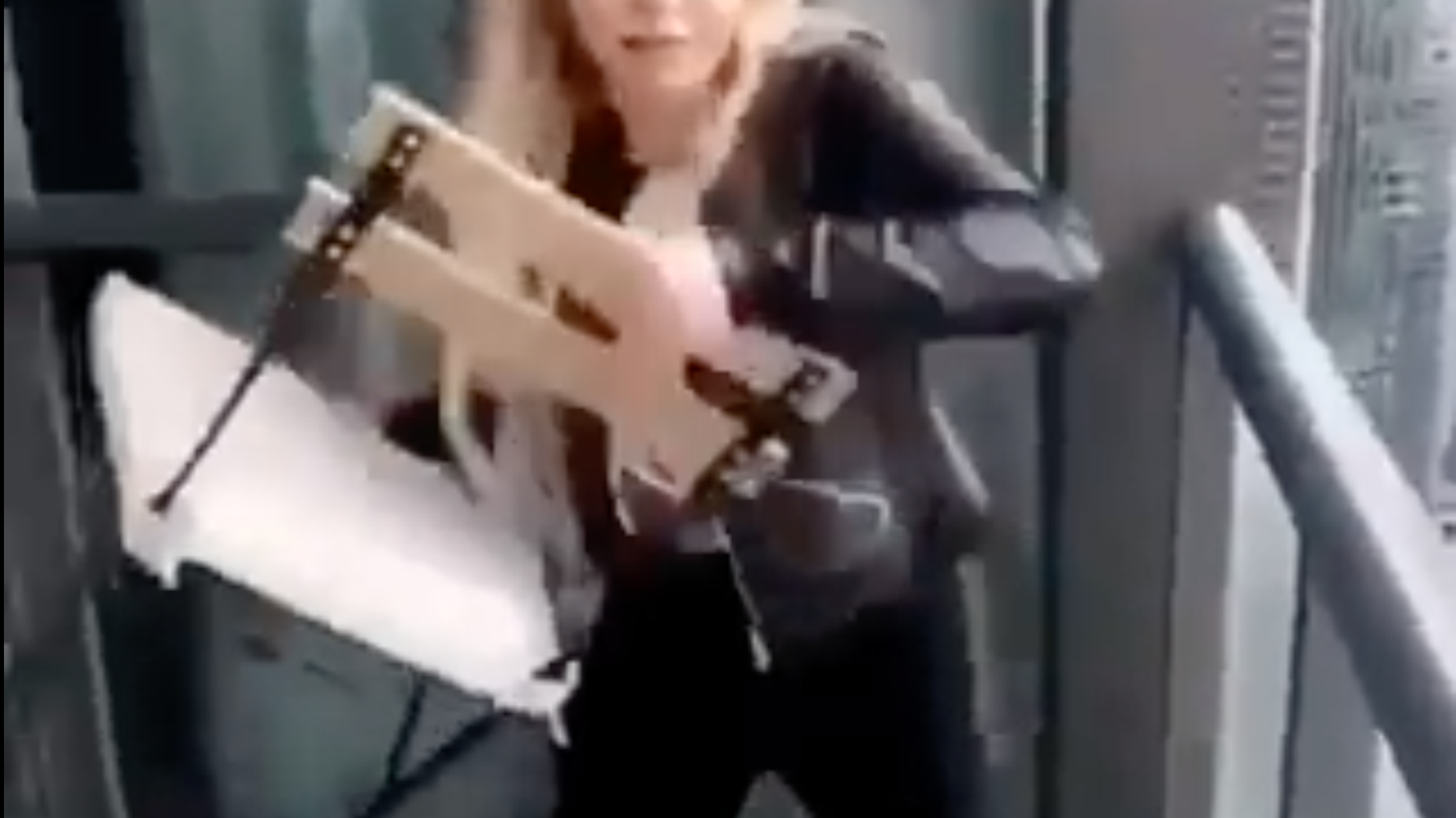 Woman Caught On Video Throwing Chair From Balcony Surrenders To Toronto