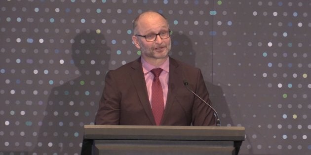 Justice Minister and Attorney General David Lametti delivers opening remarks at the Canadian Bar Association's annual meeting in Ottawa on Feb. 11, 2019.