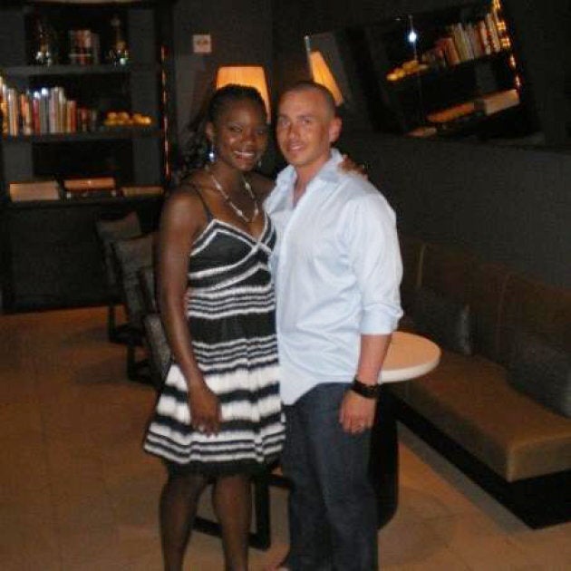 Adeola Omole and her husband are pictured in an April 2009 photo.