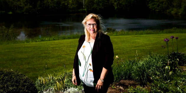 Jeannette VanderMarel, co-CEO of 48North Cannabis Corp., at her home in Ancaster, Ont. June 1, 2017.