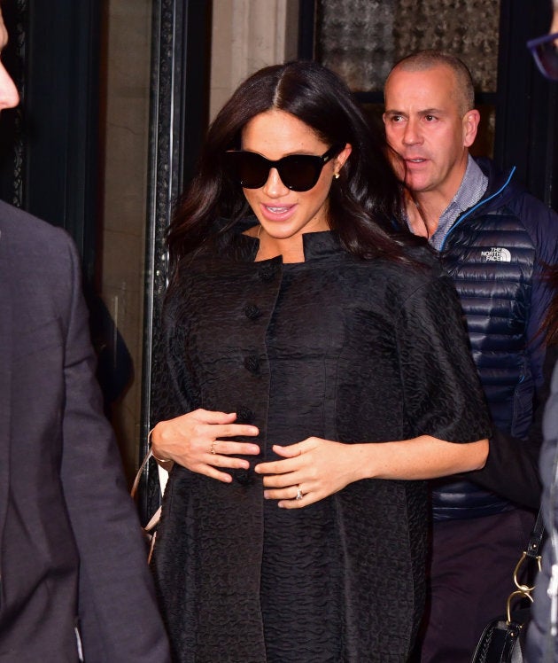 Meghan, Duchess of Sussex seen leaving The Surrey on Feb. 19, 2019 in New York City.