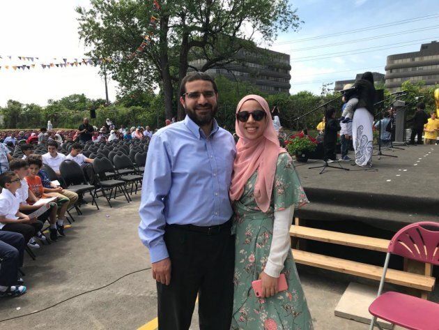 Oakville, Ont.-based engineer Yasser Ahmed Albaz, pictured with his daughter Maryam, has not been able to contact his family since February 18.