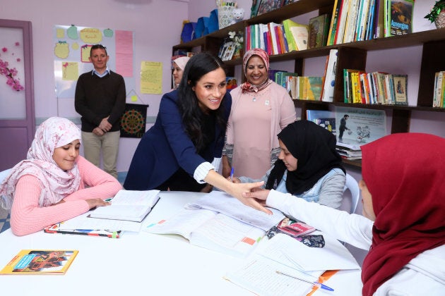 Meghan meets more girls inside the Education for All boarding house.