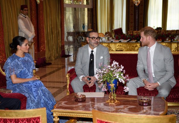 Just a casual chat with the Moroccan king.