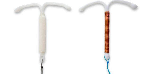 A hormonal IUD, left and a copper IUD, right. Several Quebec women report shared stories of their experiences with the birth control device.
