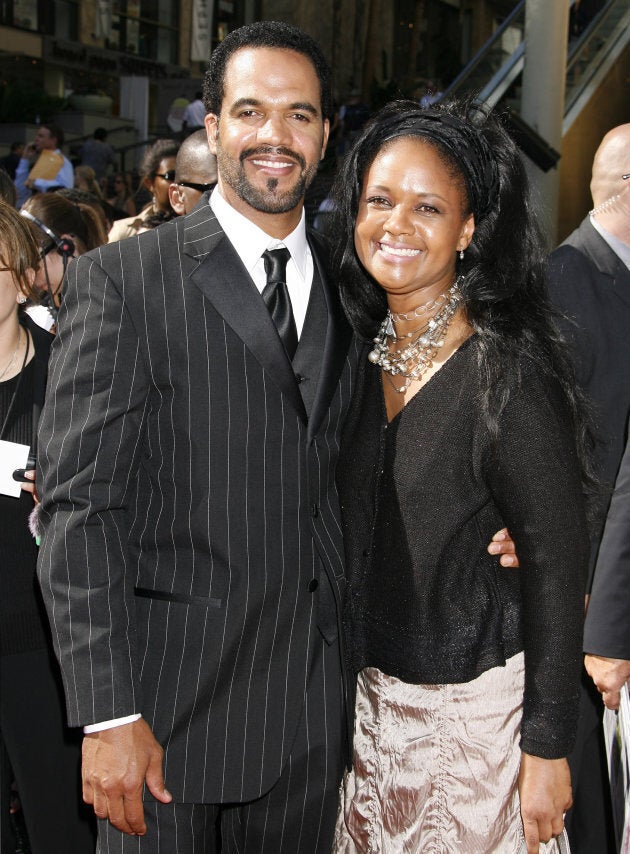 Former and late fellow Y&R actor Kristoff St. John, left, and Tonya Williams.