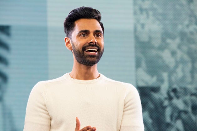 Patriotically, Hasan Minhaj.