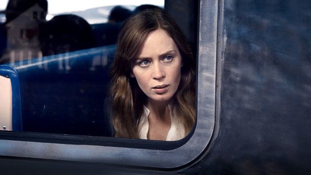This is a girl on a train in "The Girl On A Train."
