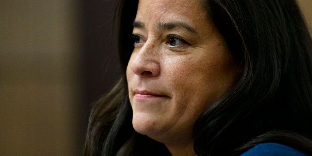 Jody Wilson-Raybould appears before the Justice Committee on Parliament Hill in Ottawa on Feb. 27, 2019.